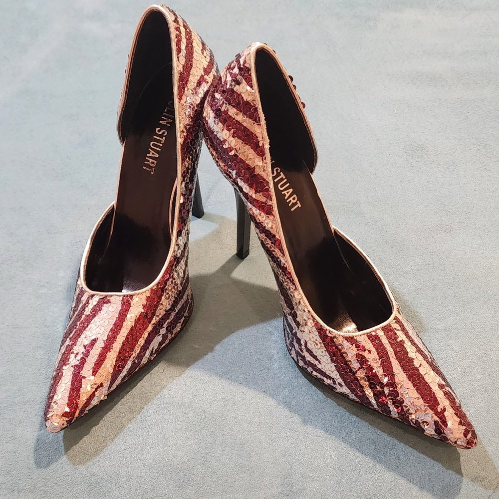 Colin Stuart Sequin Heels - image 1